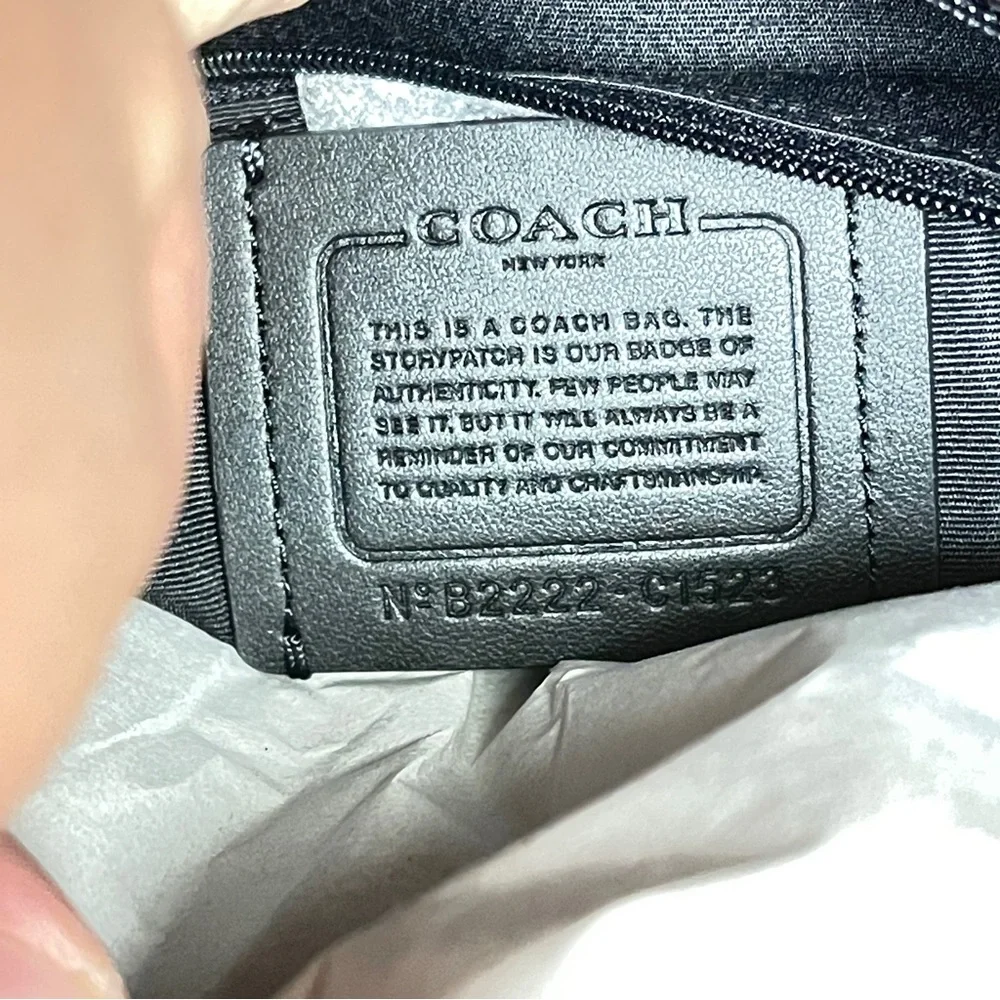 Coach Pennie Shoulder Bag In Signature Canvas - Picture 8 of 9